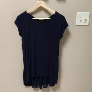 Navy blue top